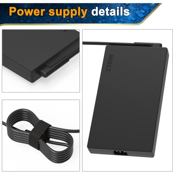 New Legion 5 Charger,230W AC Adapter for Lenovo Legion 5 7 5P C7 S7 ext.. - Picture 5 of 7